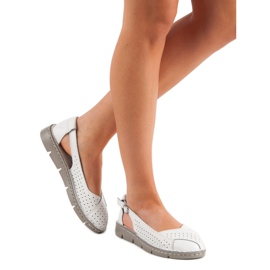 Filippo Bőr balerinák fehér 1 Filippo Bőr balerinák fehér 1