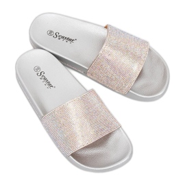 Ezüst papucs köbös cirkónium -dioxiddal BG21P Ezüst szürke 1 Ezüst papucs köbös cirkónium -dioxiddal BG21P Ezüst szürke 1