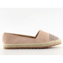 Rózsaszín Espadrill nőknek H8-102 Champagne II-GAT 1 Rózsaszín Espadrill nőknek H8-102 Champagne II-GAT 1