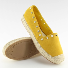 Sárga női espadrilles 99-17 Yellow II-GAT 1