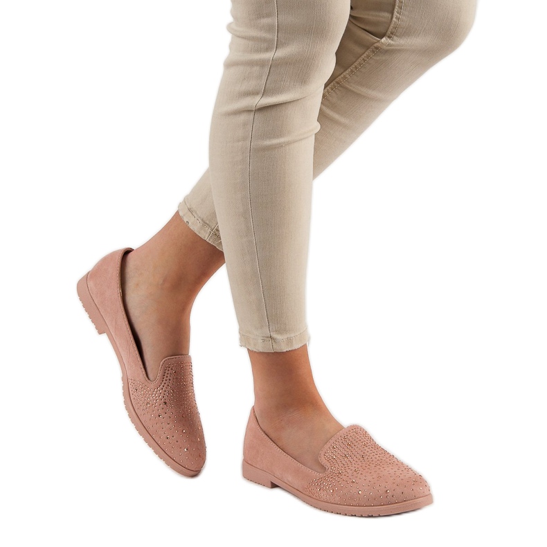 Púderes urak kristályokkal rózsaszín 1