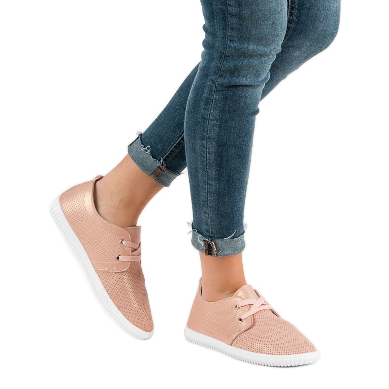 Super Mode Klasszikus rózsaszín cipő 2