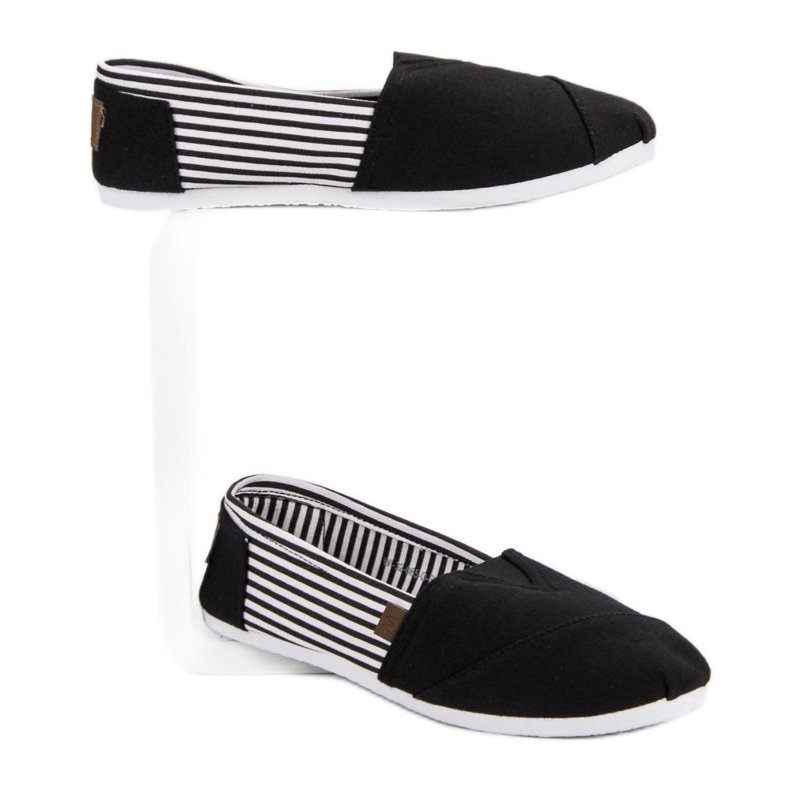 Slip On Light Cipők fehér fekete 2