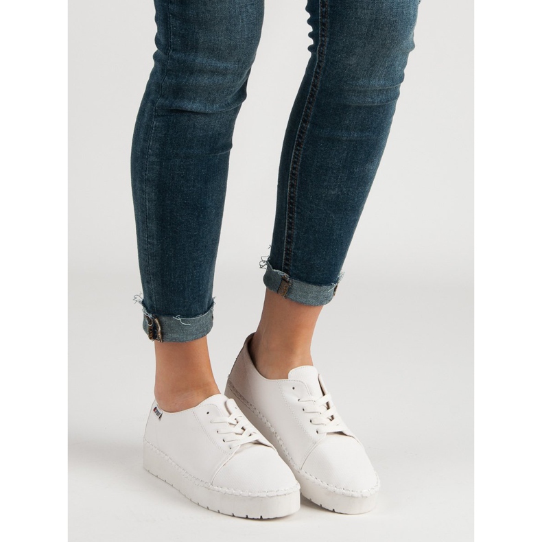 Fehér, kötött VICES cipő 2