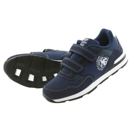 American Club BS01 bőr talpbetét fehér sötétkék 5