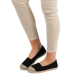 Divatos fekete espadrillák 2