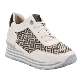 Aclys Cipők Mintával barna 1