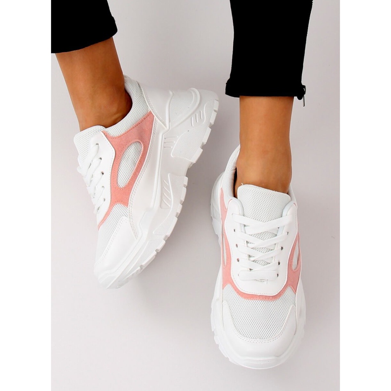 Fehér és rózsaszín sportcipő PP-37 WHITE / PINK 1
