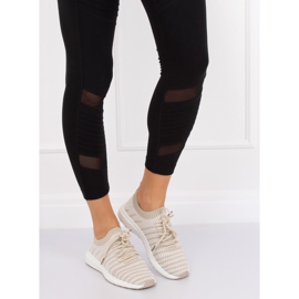 Bézs HY2812 Bézs színű sportcipő 1