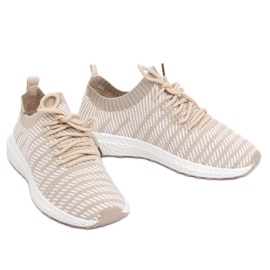 Bézs HY2812 Bézs színű sportcipő 2