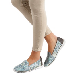 Filippo Divatos bőr urak szürke 1