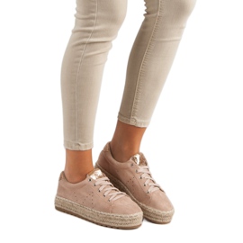 Seastar Kötött Espadrilles rózsaszín 2