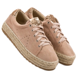 Seastar Kötött Espadrilles rózsaszín 1
