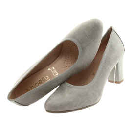 Arka Ark szivattyúk nők bőr rugalmas talp 5137 szürke 5