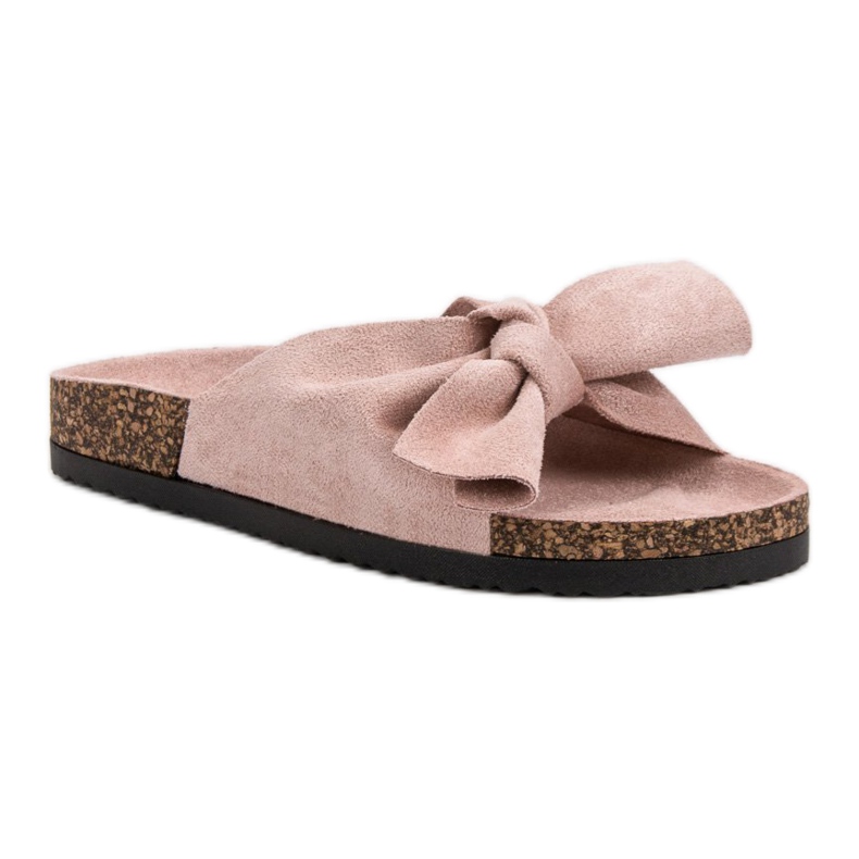 VINCEZA papucs íjjal rózsaszín 1