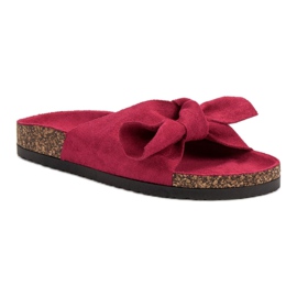 VINCEZA papucs íjjal rózsaszín 1