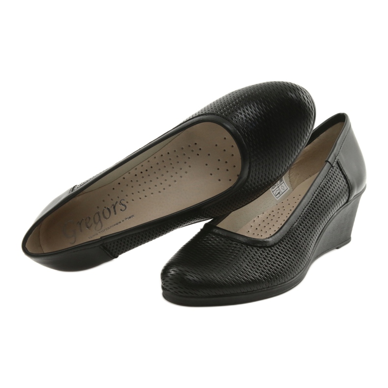 Cipő nők ék Gregors 763 fekete 5