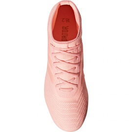 Adidas Predator 18.2 FG M DB1998 futballcipő rózsaszín 2