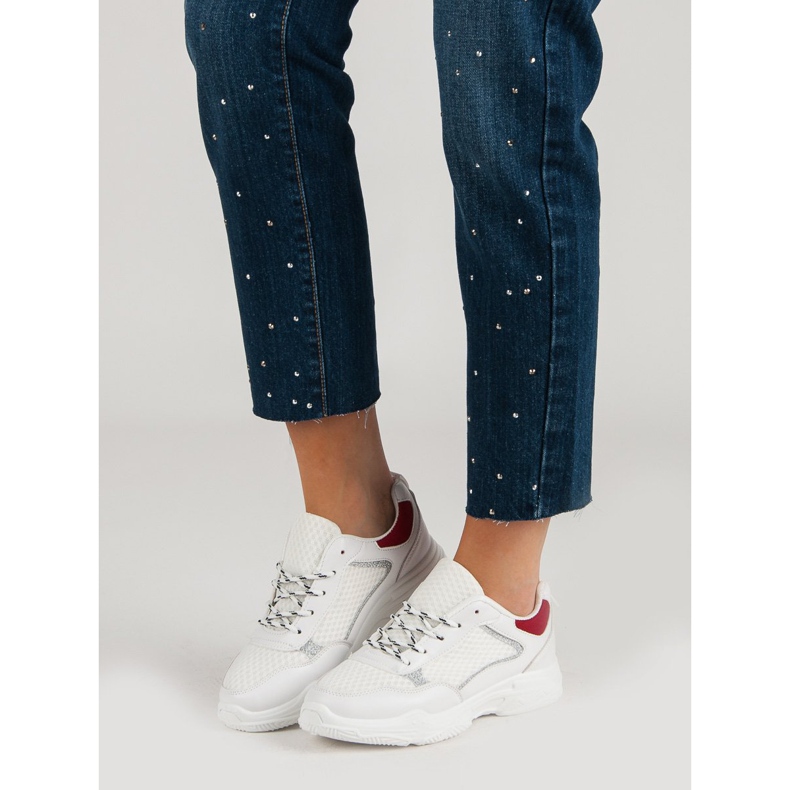 Kényelmes sportcipő fehér 1