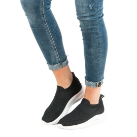 Textil sportcipő fekete 1