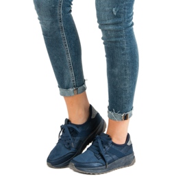 Ideal Shoes Csúsztatható sportcipő kék 1