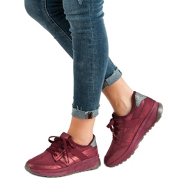 Ideal Shoes Csúsztatható sportcipő piros 2