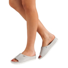 Kényelmes VINCEZA papucs szürke 2