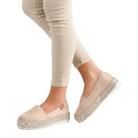 Forever Folie Bézs espadrillák a platformon 2 Forever Folie Bézs espadrillák a platformon 2