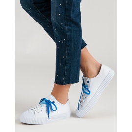 Yes Mile Divatos fehér cipők 2