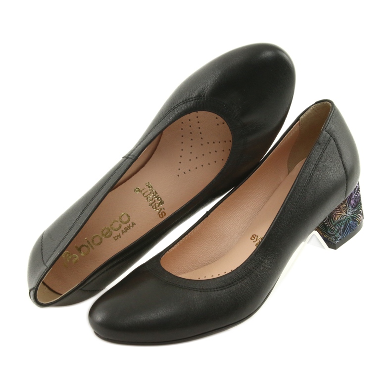 Arka Női bőr szivattyúk fekete 5627 4