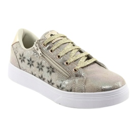 Sportlányok American Club ES13 arany csúszka fekete sárga 1