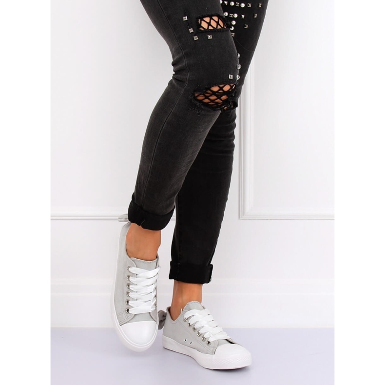 Szürke női cipők B88 Silver 1