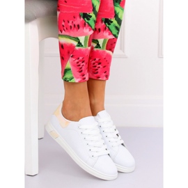 Fehér holografikus cipők BL147NEW Champagne 2