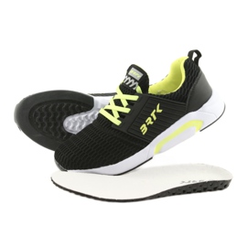 Bartek 55110 Fekete, felcsúsztatható sportcipő sárga 5