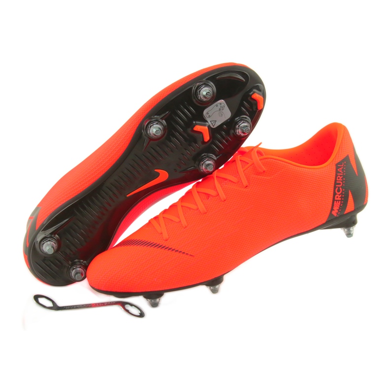 Nike Mercurial Vapor 12 Academy SG Pro M AH7376-810 futballcipő narancssárga 4