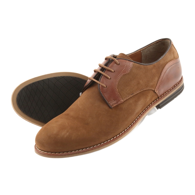 Badura férfi cipő Casual 3687 Brown barna 5