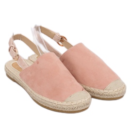 Espadrilles nyitott sarokkal rózsaszín HH-119 Pink 2