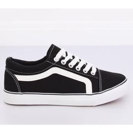 Fekete női cipők BL117P Fekete 2