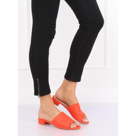 Narancsszínű, narancssárga színű női papucs 1
