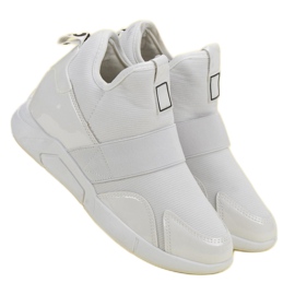 Wedge Slip-On Cipők fehér 2
