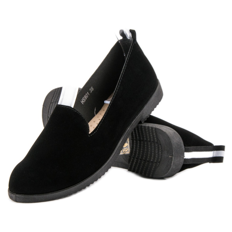 Női Slip-On cipő fekete 2