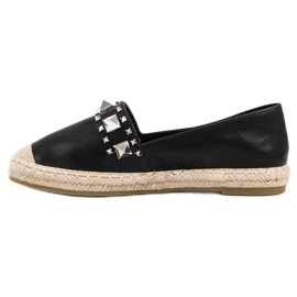 Bestelle Fekete espadrillák csapokkal 2