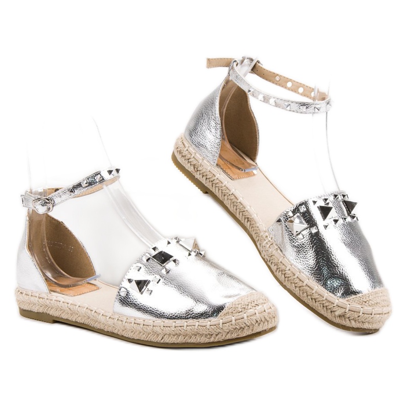 Bestelle Ezüst Rock Espadrilles szürke 1