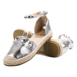 Bestelle Ezüst Rock Espadrilles szürke 2