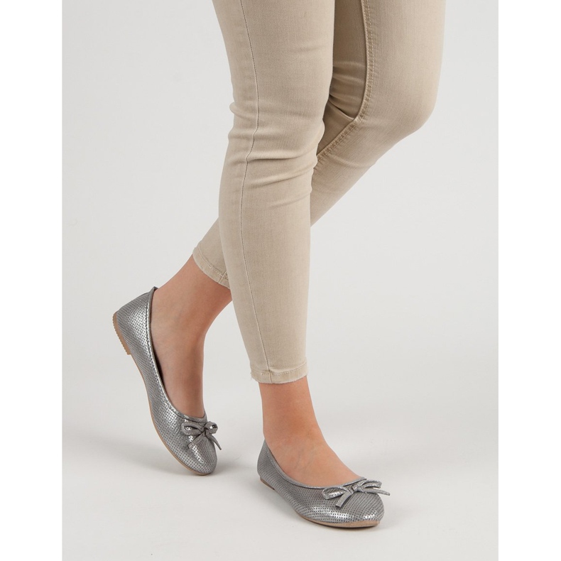 Evento Ezüst balerina íjjal szürke 2