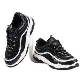 Textil sportcipő fekete 1