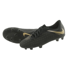 Nike Hypervenom Phantom 3Club FG Jr AJ4146-090 futballcipő fekete 5