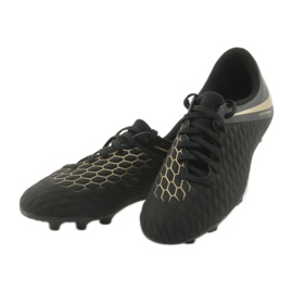 Nike Hypervenom Phantom 3Club FG Jr AJ4146-090 futballcipő fekete 3