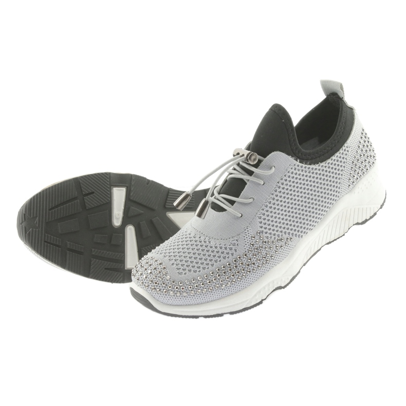 DK női sport FS19 szürke cirkonokkal fekete 5