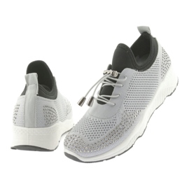 DK női sport FS19 szürke cirkonokkal fekete 4